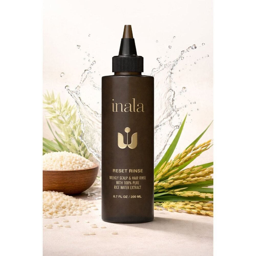 Inala Reset Rinse Weekly Scalp & Hair Rinse 6.7oz / 200ml – Rice Water Extract